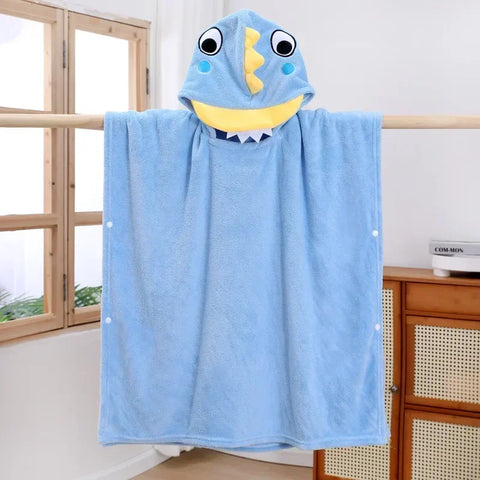 Kids Thicken Winter Bath Baby Towel & Bathrobe – Cotton Coral Velvet