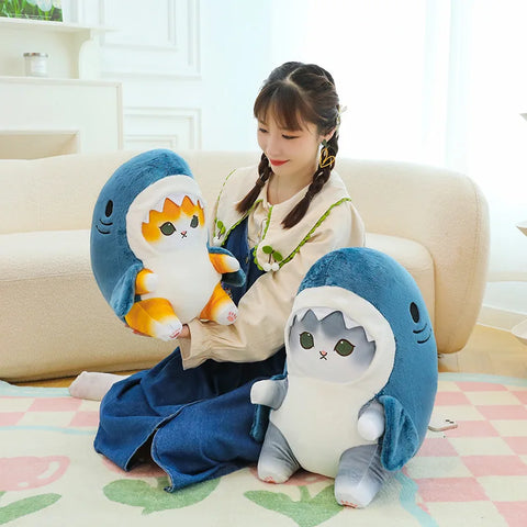 Adorable Cat Shark Plushies