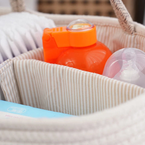 Multifunctional Cotton Rope Nappy Storage Basket
