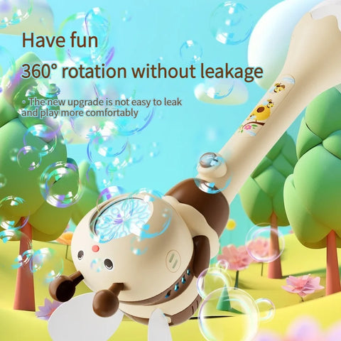Children’s Bee Bubble Blower Machine - For Outdoor Bubble Fun!