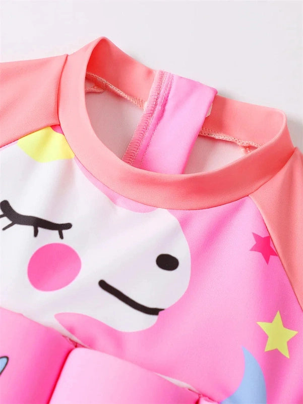 Kids Unicorn Floatation Swimsuit - With UPF 50 Protection! Teeny Pandas