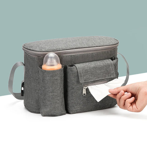Adjustable Quilted Diaper Bag for Strollers – Stylish, Durable, and Versatile Teeny Pandas