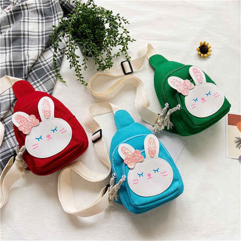 Cute Little Rabbit Children's Crossbody Bag