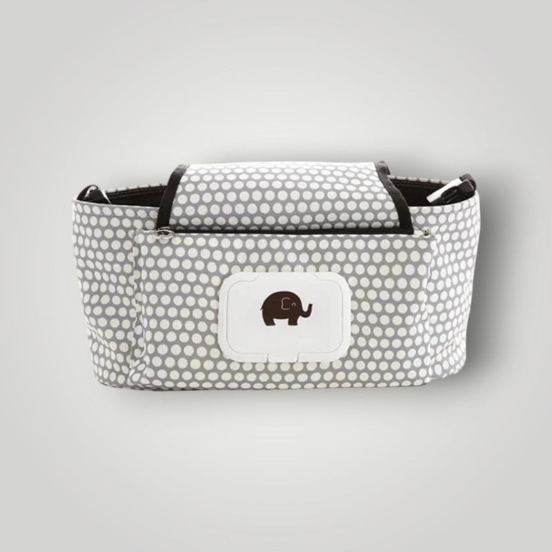 Universal Stroller Organizer - With Insulated Cup Holders Teeny Pandas