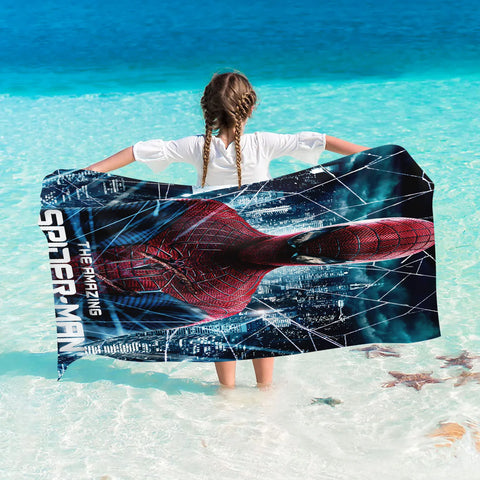 Spider Man Towel - 100% Cotton for Home & Beach
