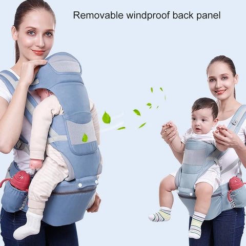3 Carry Models Ergonomic Baby Carrier Backpack with Large Storage