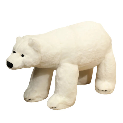 White Bear Plush Toy - Stuffed Polar Bear Pillow Doll | Birthday Gift for Girlfriend