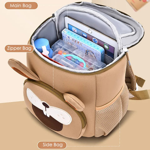 Kindergarten Kids School Backpacks – 3D Cartoon Book Bag for Boys