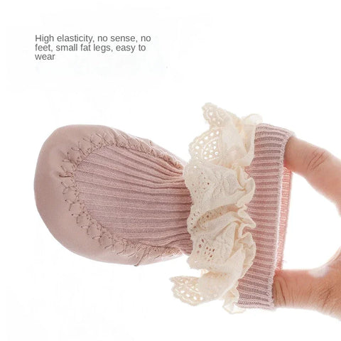 Baby Ruffle Socks with Rubber Soles - Soft, Stylish, Anti-Slip Baby Socks