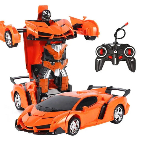 Electric RC Car 2 In1 Transformation Robots - RC Sports Vehicle for Kids!
