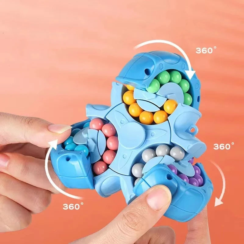 2-in-1 Rubik's Cube Magic Bean Puzzle Spinner Teeny Pandas