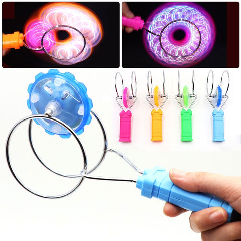 Magnetic LED Gyro Spinner Toy for Kids’ Focus and Fun Teeny Pandas