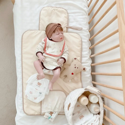 Portable, Waterproof, and Reusable Baby Changing Pad