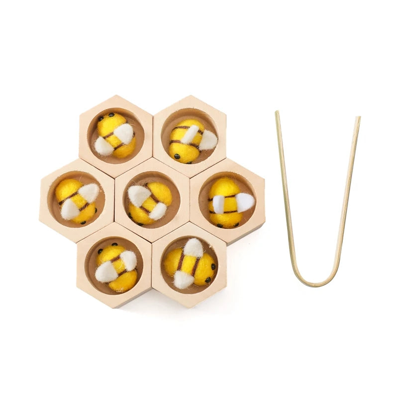 Montessori Bee Sensory Toy - Engage & Develop Little Minds Teeny Pandas