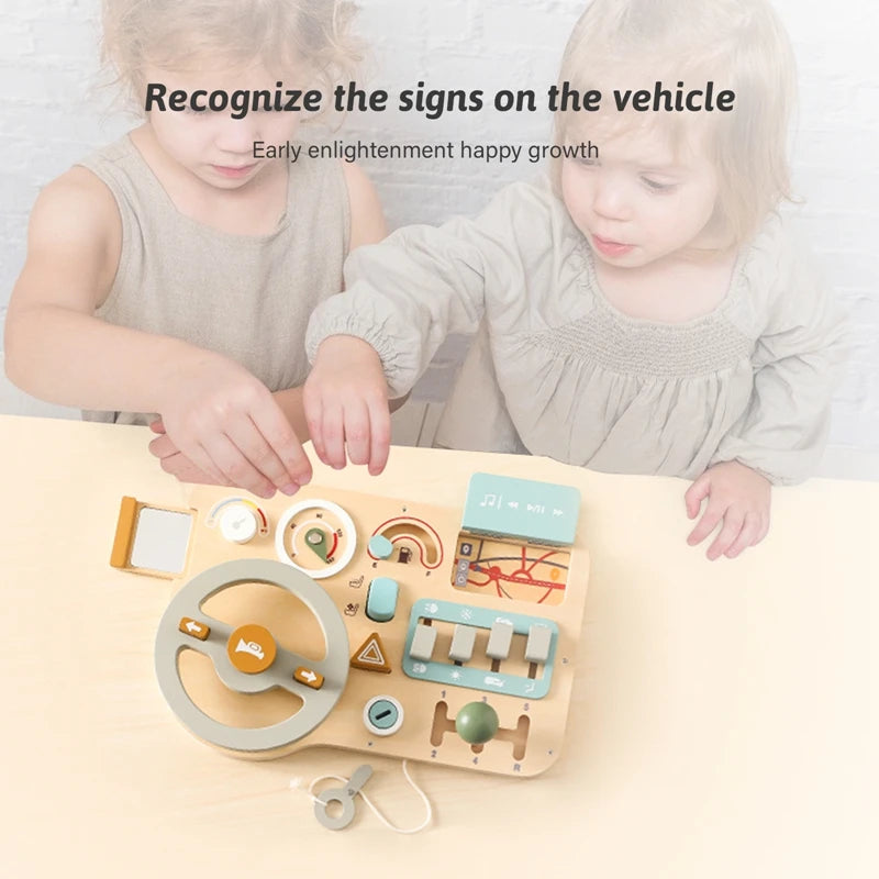 Montessori Steering Adventure Wheel for Kids - Fun and Educational! Teeny Pandas