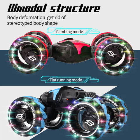 Heavy Duty RC Gesture Induction Stunt Car for Kids