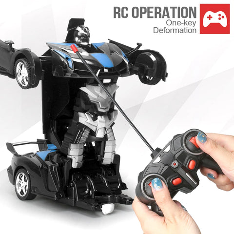 Electric RC Car 2 In1 Transformation Robots - RC Sports Vehicle for Kids!