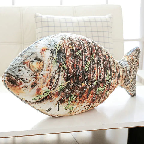 Fish Koi Carp Plush Toy – Lifelike Stuffed Aquatic Fish Pillow for Kids