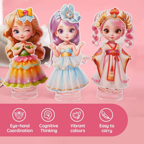 Magnetic  Princess Doll Dress Up Pack