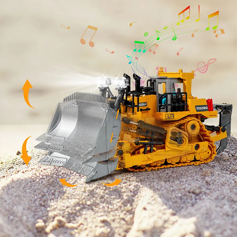 Remote-Controlled Construction Machinery Toys 1/24 - The Ultimate Construction Adventure! Teeny Pandas