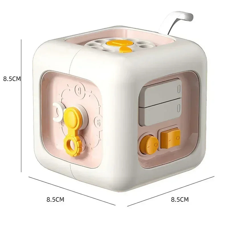 Montessori Learning Activity Cube – Engaging Developmental Toy for Toddlers Teeny Pandas