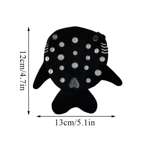 Multicolor Cute Plush Whale Fish Coin Purse for Kids