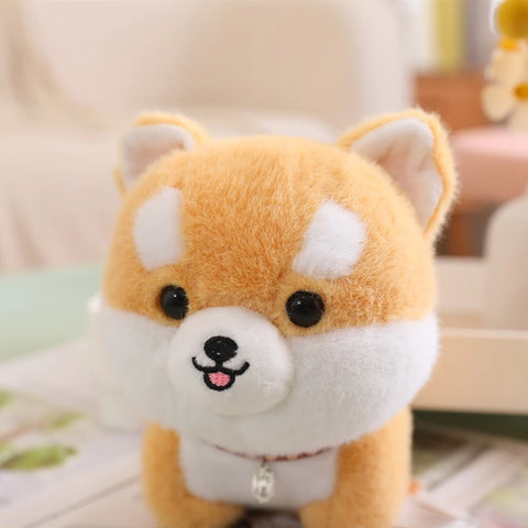 Cute Fluffy Shiba Inu, Bichon & Husky – Kawaii Stuffed Puppy Plushies