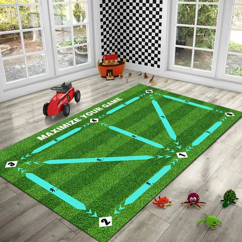 Football Training Mat - Non-Slip & Foldable!