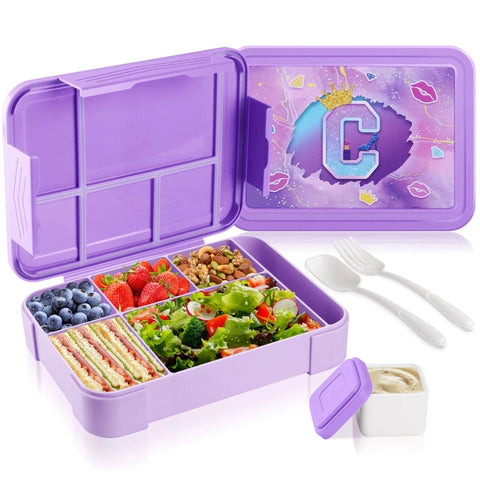 Kids Divided Bento Lunch Box – Leakproof, Durable, and Perfectly Portable! Teeny Pandas