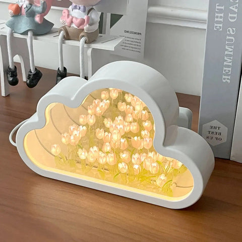Cloud Tulip DIY Night Light - Whimsical Tulip Design Teeny Pandas