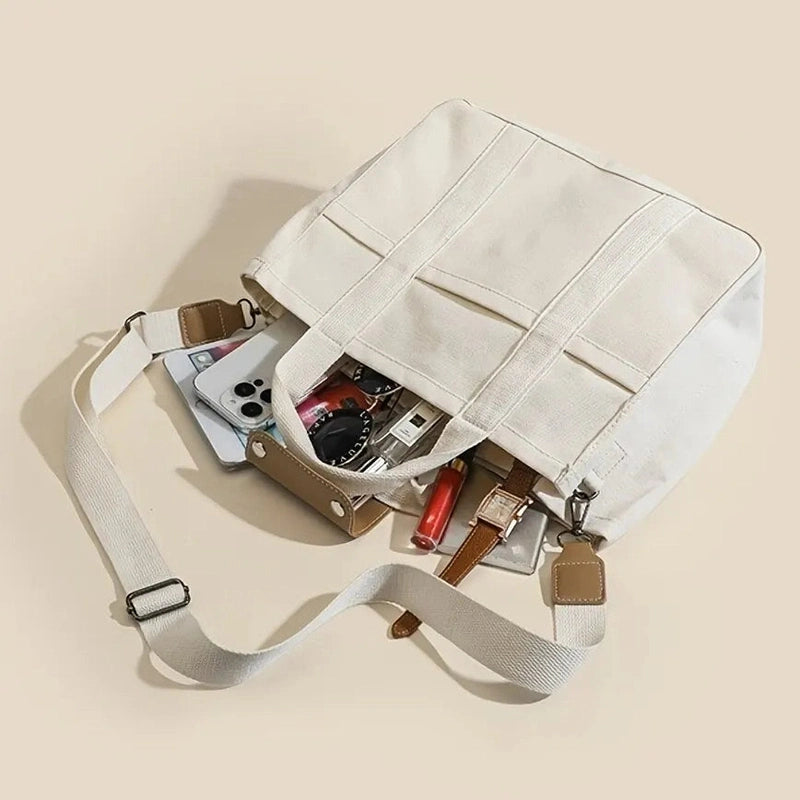 Canvas Multipocket Diaper Bag Organizer – Stylish, Compact, and Multi-Functional Teeny Pandas