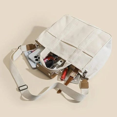 Canvas Multipocket Diaper Bag Organizer – Stylish, Compact, and Multi-Functional Teeny Pandas