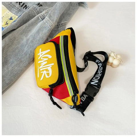 Kids Mini Waist Bag – Cute Oxford Fanny Pack and Crossbody Bag