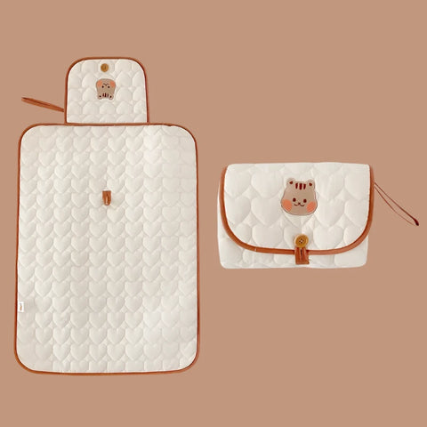 Portable, Waterproof, and Reusable Baby Changing Pad