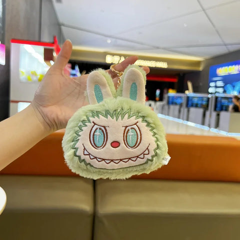 Children’s Plush Wallet – Cartoon Monsters Portable Bag for Students