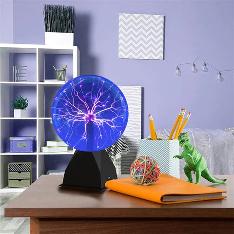 8 Inch Sound Control Magic Plasma Ball Lamp-  LED Night Light