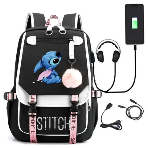 Cute USB Charging Backpack for Kids – Stylish School & Travel Backpack