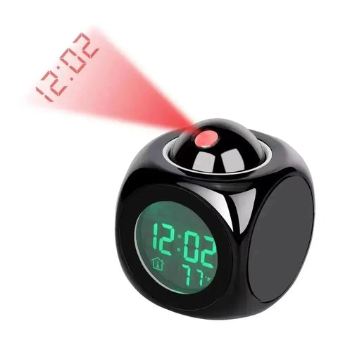 Projection Alarm Clock - With LED Display & Temperature Feature