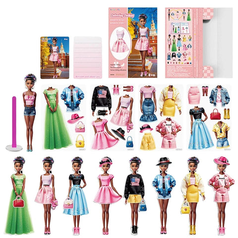Magnetic Dress-Up Dolls Set