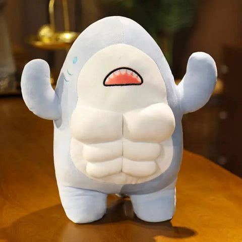 Muscle Shark Plushies