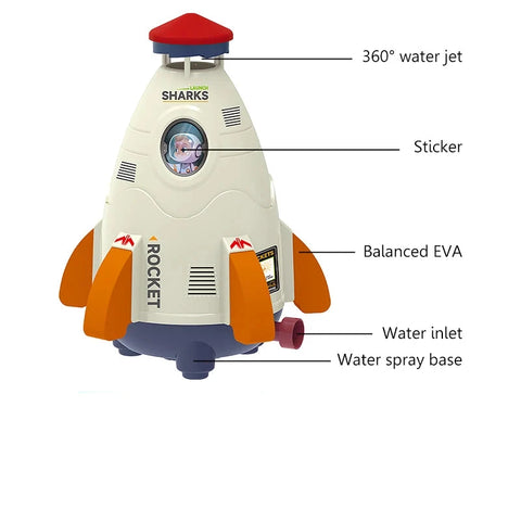Rocket Launcher Water Sprinkler – Outdoor Water Fun for Kids!