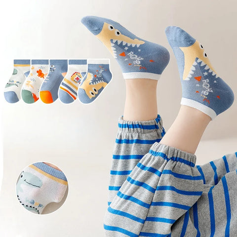 Children's Cotton Cartoon Socks for Boys and Girls