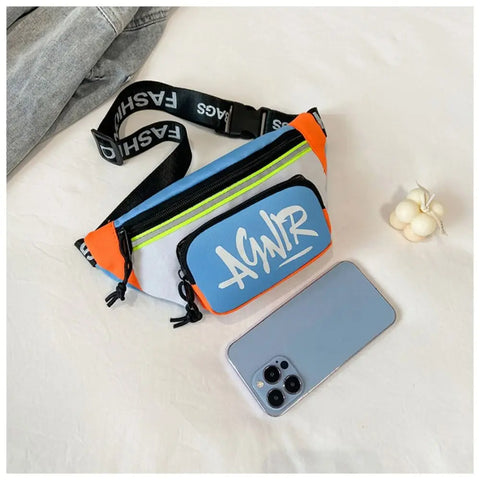 Kids Mini Waist Bag – Cute Oxford Fanny Pack and Crossbody Bag