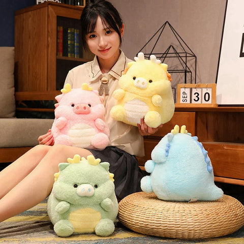 Adorable Pig Dragon 2-in-1 Plushies