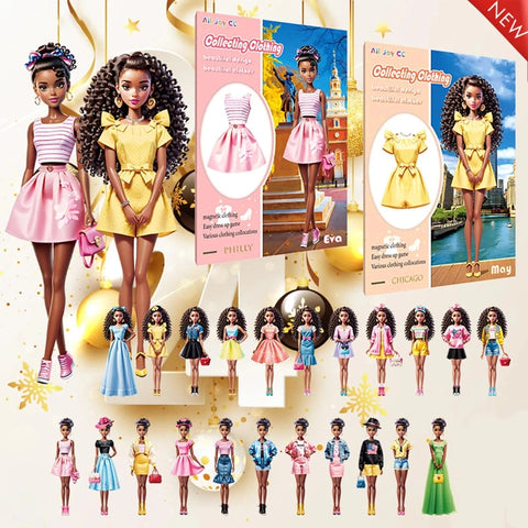 Magnetic Dress-Up Dolls Set