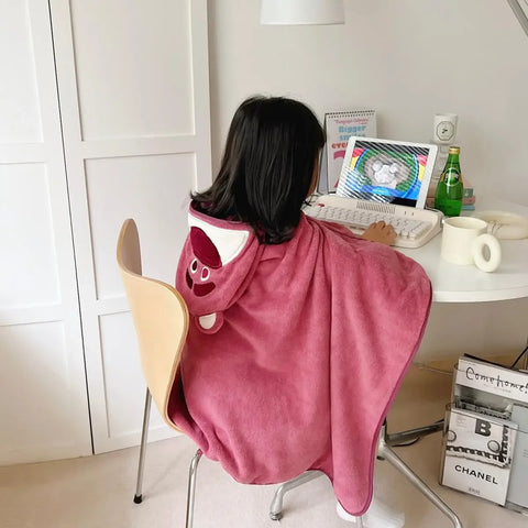 Adorable Animal Hooded Bath Towel - Super Soft Absorbent Towel