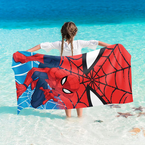Spider Man Towel - 100% Cotton for Home & Beach