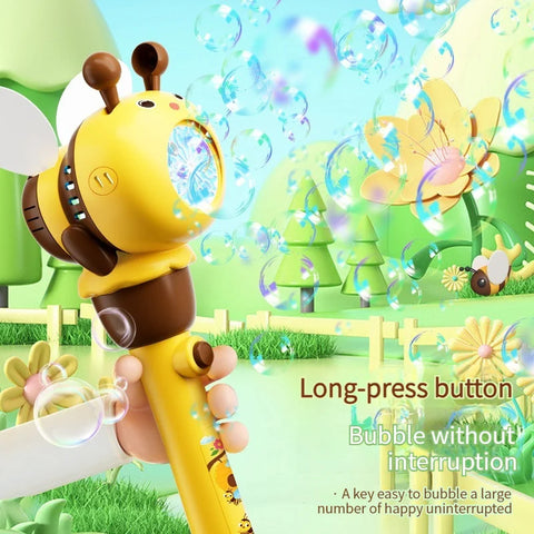 Children’s Bee Bubble Blower Machine - For Outdoor Bubble Fun!