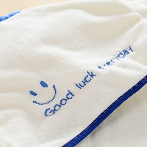 Children's Hooded Dino Beach Towel - Coral Fleece Kids Bath Towel