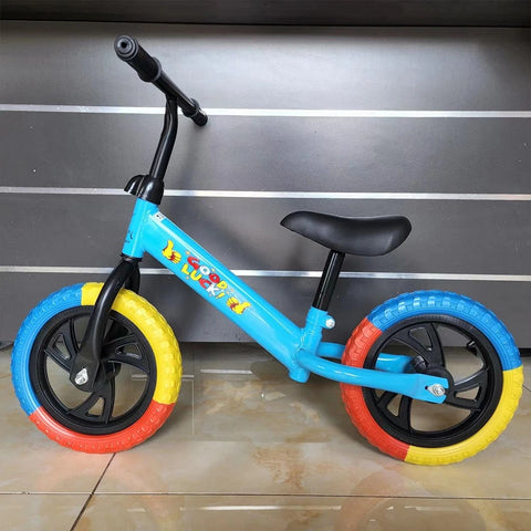 12-Inch No Pedal Balance Bike for Kids - Toddler Training Bicycle